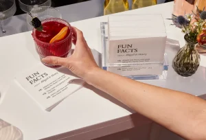 What are customized napkins